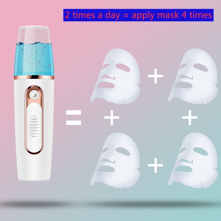 Mini pulvérisateur hydratant portable rechargeable beauté désinfectant humidificateur pulvérisateur d'alcool automatique, pulvérisateur hydratant