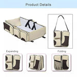 Lit pliable portable de voyage pour nouveau-né Sac à dos de maman