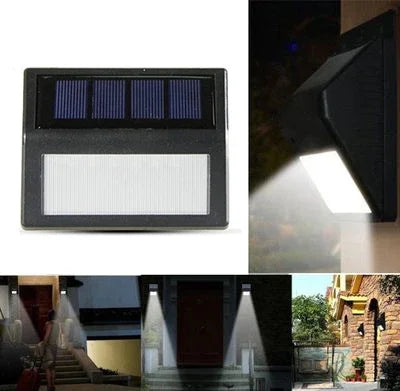 6 LED Extérieur IP65 Étanche Lampe de Jardin LED Énergie Solaire Capteur de Lumière Lumière Murale d'Urgence