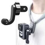 Accessoires pour caméras sportives GoPro HERO11 Black / HERO9 Black / DJI Osmo Action 3 : bras articulé vertical central, rallonge arquée, bras articulé universel centré, tête de transfert 1/4".