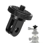 Accessoires pour caméras sportives GoPro HERO11 Black / HERO9 Black / DJI Osmo Action 3 : bras articulé vertical central, rallonge arquée, bras articulé universel centré, tête de transfert 1/4".