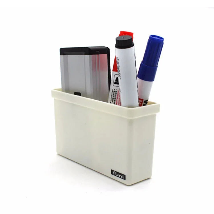 2 boîtes de rangement magnétiques en plastique pour tiroirs, tableaux noirs, stylos craie, organiseur de bureau, boîtes de rangement pour la maison, boîte de rangement magnétique