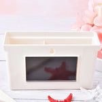 2 boîtes de rangement magnétiques en plastique pour tiroirs, tableaux noirs, stylos craie, organiseur de bureau, boîtes de rangement pour la maison, boîte de rangement magnétique