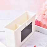2 boîtes de rangement magnétiques en plastique pour tiroirs, tableaux noirs, stylos craie, organiseur de bureau, boîtes de rangement pour la maison, boîte de rangement magnétique
