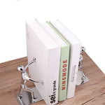 1 paire de serre-livres humanoïdes antidérapants, organisateur de bureau artistique, étagère, décoration de bureau et d'étude, organisateur de bureau artistique antidérapant