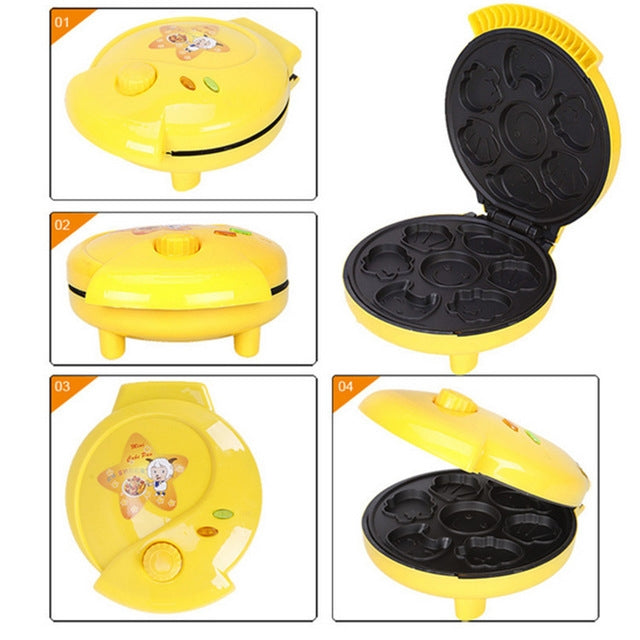 Machine à gâteaux ménagère Mini Machine à pain pour enfants Machine de cuisson double face Prise UK, Machine de cuisson double face, Prise UK