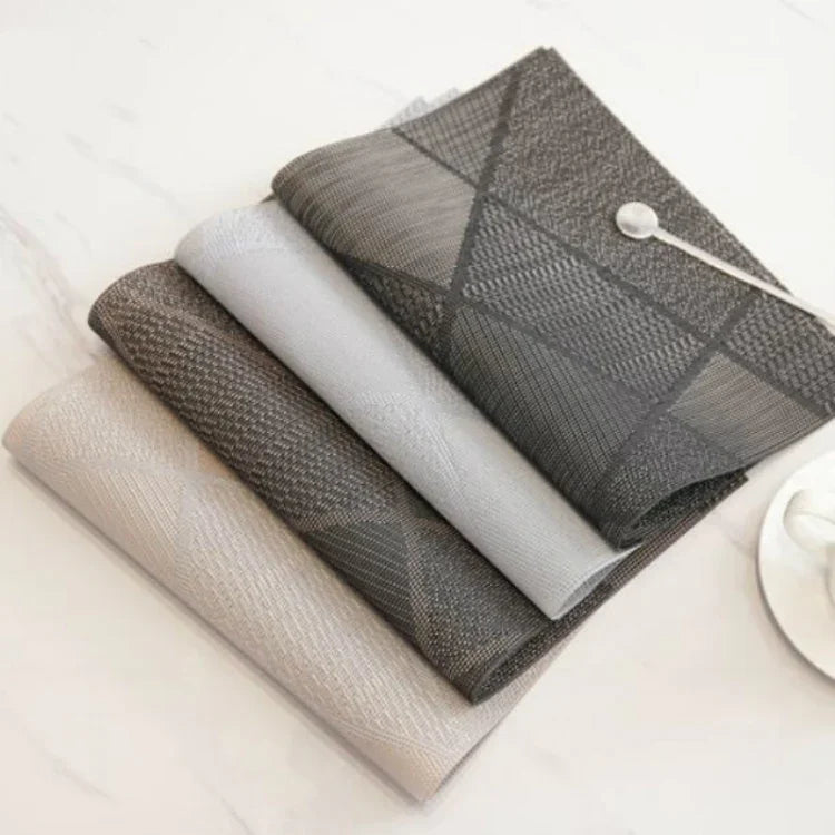 Sets de table créatifs écologiques simples, sous-verre pour tasse à café, taille : 30x45cm