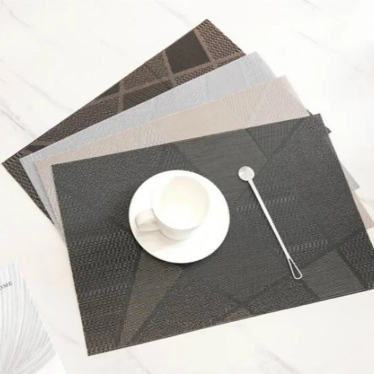 Sets de table créatifs écologiques simples, sous-verre pour tasse à café, taille : 30x45cm