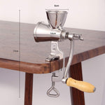 Moulin manuel en acier inoxydable pour la maison, machine à moudre le café pour le soja et les cacahuètes, machine à moudre