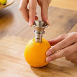 Presse-agrumes manuel en acier inoxydable pour fruits, presse-citron épais domestique, presse-citron
