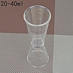 2 PCS PC Petite Tasse à Mesurer Dispositif Double-tête Graduée Lait Thé Tasse à Mesurer Oz, Grande