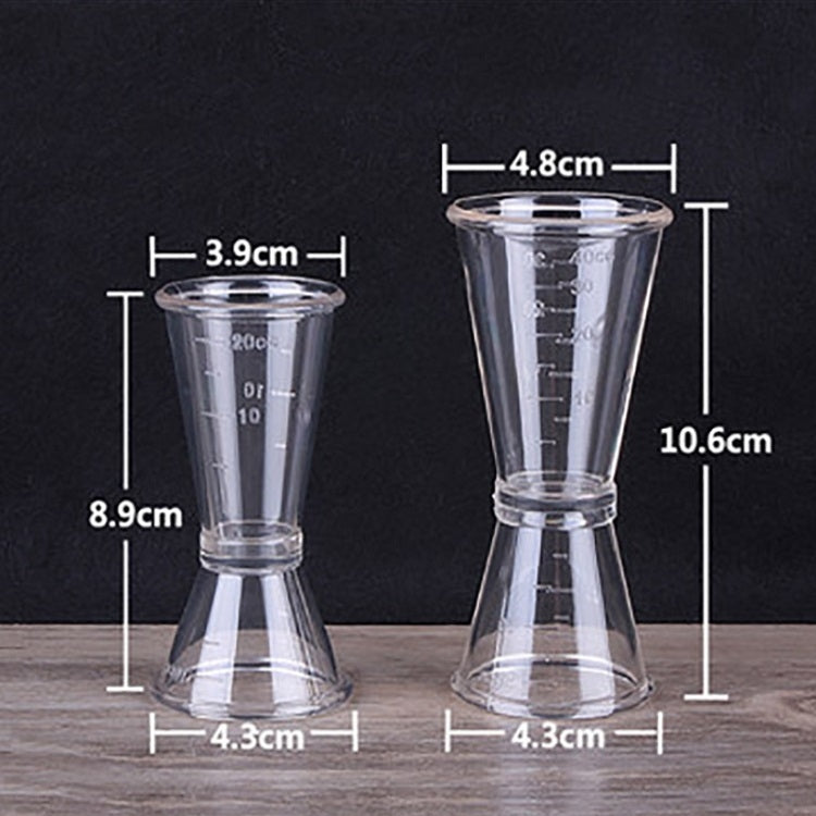 2 PCS PC Petite Tasse à Mesurer Dispositif Double-tête Graduée Lait Thé Tasse à Mesurer Oz, Grande