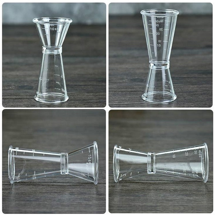 2 PCS PC Petite Tasse à Mesurer Dispositif Double-tête Graduée Lait Thé Tasse à Mesurer Oz, Grande