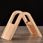 Support de filtre à café, Support de rangement à café, Boîte à filtres, Support de base en papier, Présentoir, Support en V en bois