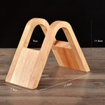 Support de filtre à café, Support de rangement à café, Boîte à filtres, Support de base en papier, Présentoir, Support en V en bois
