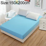 Protège-matelas uni, tapis de lit, housse de matelas avec drap-housse, 180x200cm, 150x200cm