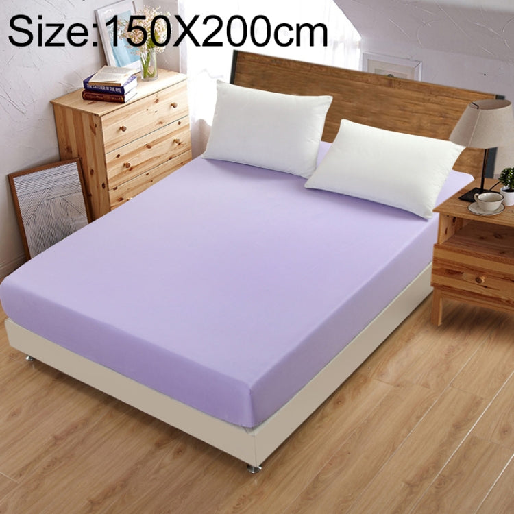 Protège-matelas uni, tapis de lit, housse de matelas avec drap-housse, 180x200cm, 150x200cm