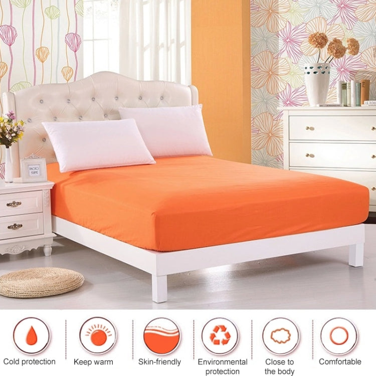 Protège-matelas uni, tapis de lit, housse de matelas avec drap-housse, 180x200cm, 150x200cm