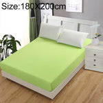 Protège-matelas uni, tapis de lit, housse de matelas avec drap-housse, 180x200cm, 150x200cm