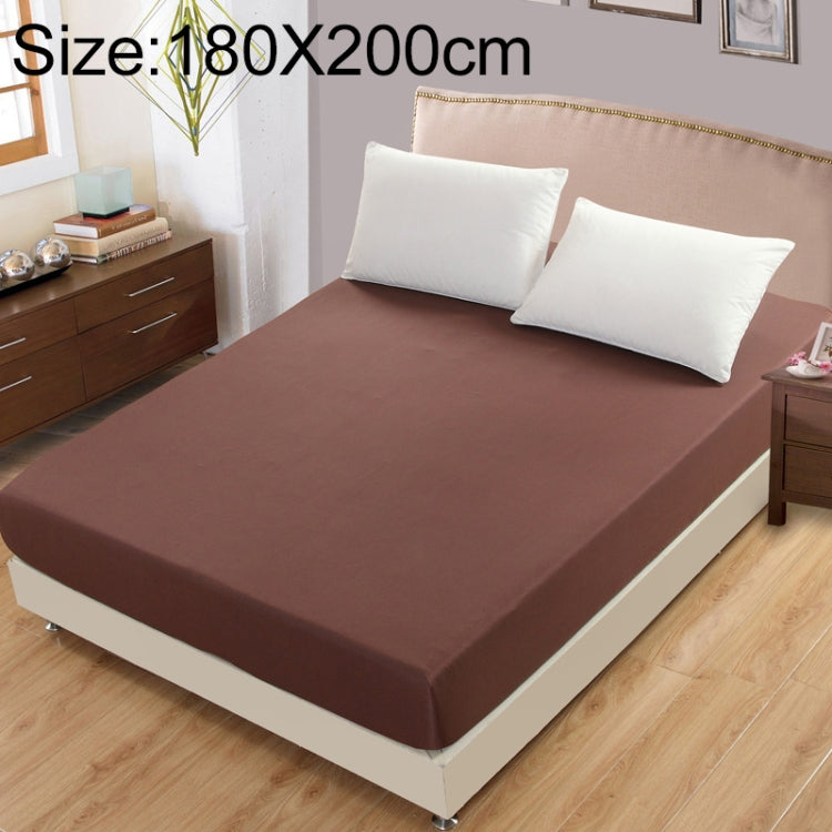 Protège-matelas uni, tapis de lit, housse de matelas avec drap-housse, 180x200cm, 150x200cm