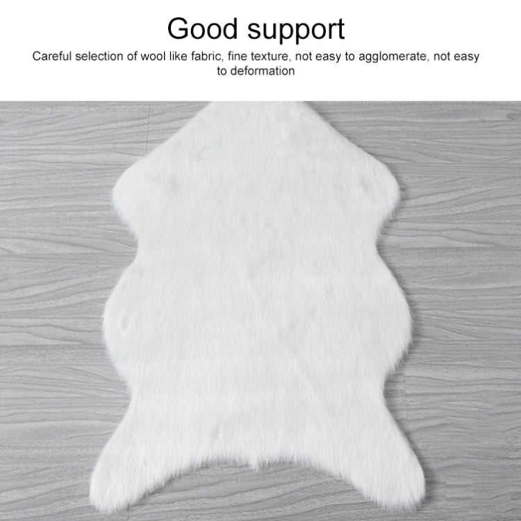 Tapis de salon doux en fausse laine pour canapé, 40x60cm, 60x90cm
