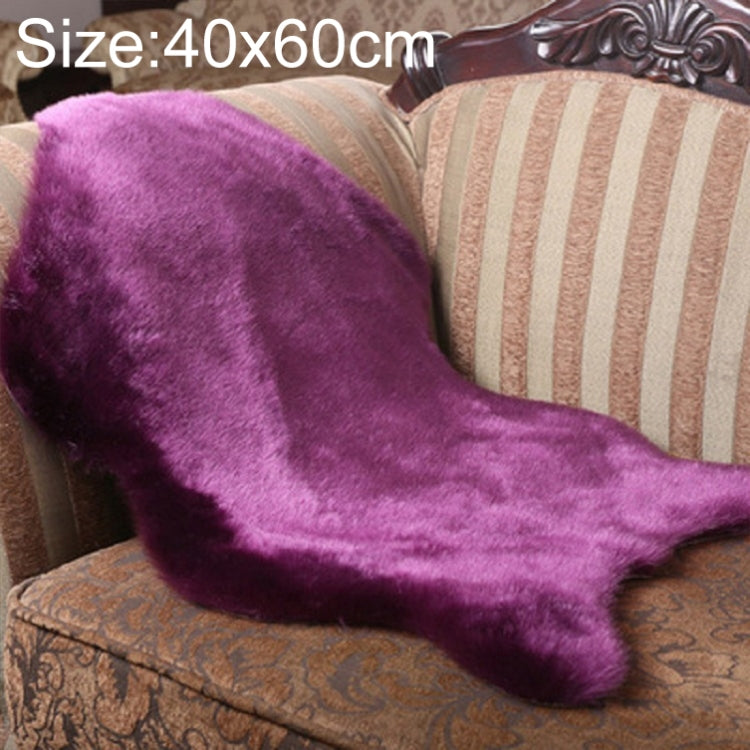 Tapis de salon doux en fausse laine pour canapé, 40x60cm, 60x90cm