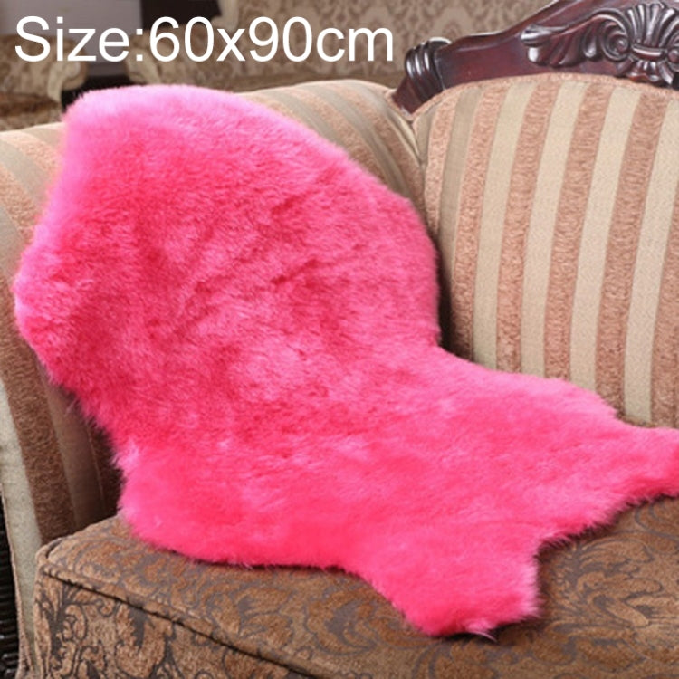 Tapis de salon doux en fausse laine pour canapé, 40x60cm, 60x90cm