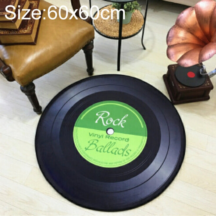 Tapis Rond Décoratif 3D Rétro Créatif DVR Enregistrement CD, Décoration de Salon, Chambre d'Enfant, Diamètre 60cm, Diamètre 80cm, Diamètre 100cm, Diamètre 120cm, Diamètre 160cm, Diamètre 180cm