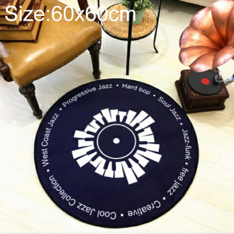 Tapis Rond Décoratif 3D Rétro Créatif DVR Enregistrement CD, Décoration de Salon, Chambre d'Enfant, Diamètre 60cm, Diamètre 80cm, Diamètre 100cm, Diamètre 120cm, Diamètre 160cm, Diamètre 180cm