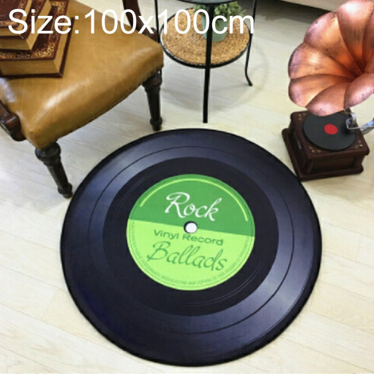 Tapis Rond Décoratif 3D Rétro Créatif DVR Enregistrement CD, Décoration de Salon, Chambre d'Enfant, Diamètre 60cm, Diamètre 80cm, Diamètre 100cm, Diamètre 120cm, Diamètre 160cm, Diamètre 180cm