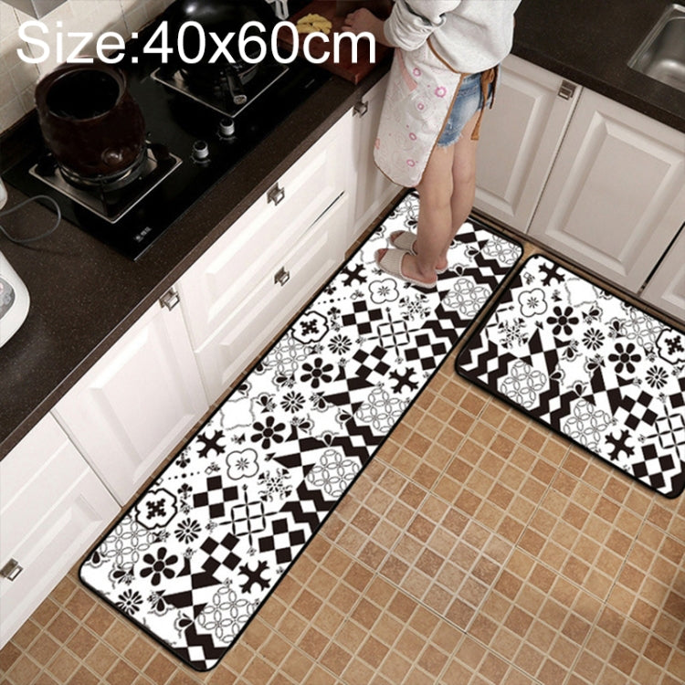 Tapis de cuisine et de salle de bain antidérapant à motifs géométriques, 40x60cm, 40x120cm, 50x80cm, 50x160cm, 40x60cm + 40x120cm, 50x80cm + 50x160cm