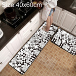 Tapis de cuisine et de salle de bain antidérapant à motifs géométriques, 40x60cm, 40x120cm, 50x80cm, 50x160cm, 40x60cm + 40x120cm, 50x80cm + 50x160cm