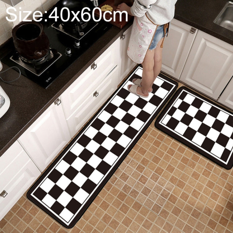 Tapis de cuisine et de salle de bain antidérapant à motifs géométriques, 40x60cm, 40x120cm, 50x80cm, 50x160cm, 40x60cm + 40x120cm, 50x80cm + 50x160cm