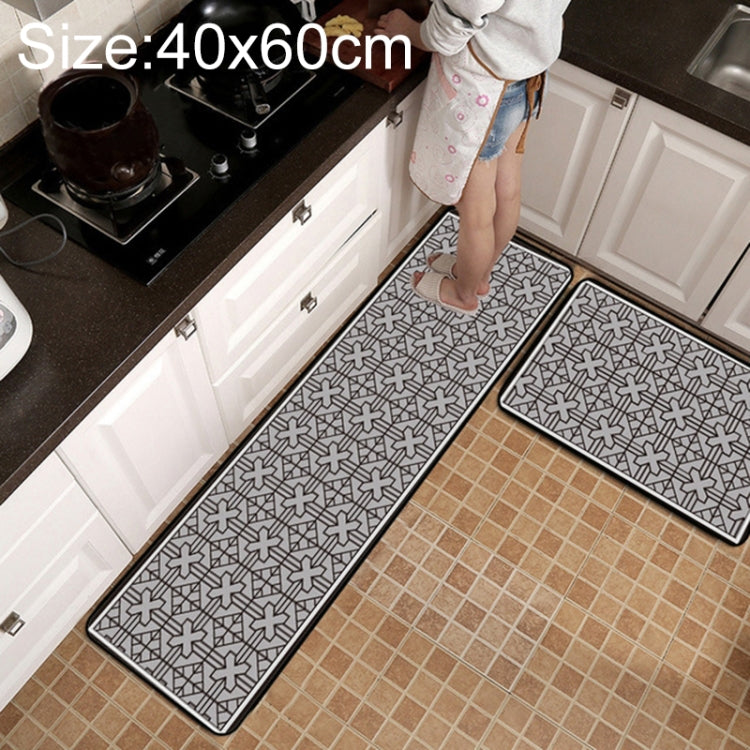 Tapis de cuisine et de salle de bain antidérapant à motifs géométriques, 40x60cm, 40x120cm, 50x80cm, 50x160cm, 40x60cm + 40x120cm, 50x80cm + 50x160cm