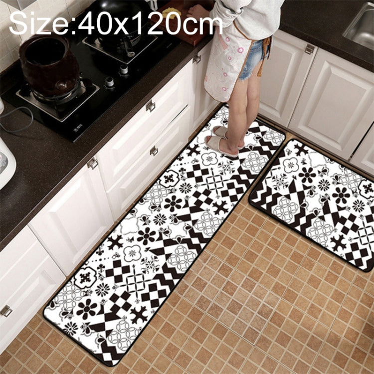Tapis de cuisine et de salle de bain antidérapant à motifs géométriques, 40x60cm, 40x120cm, 50x80cm, 50x160cm, 40x60cm + 40x120cm, 50x80cm + 50x160cm
