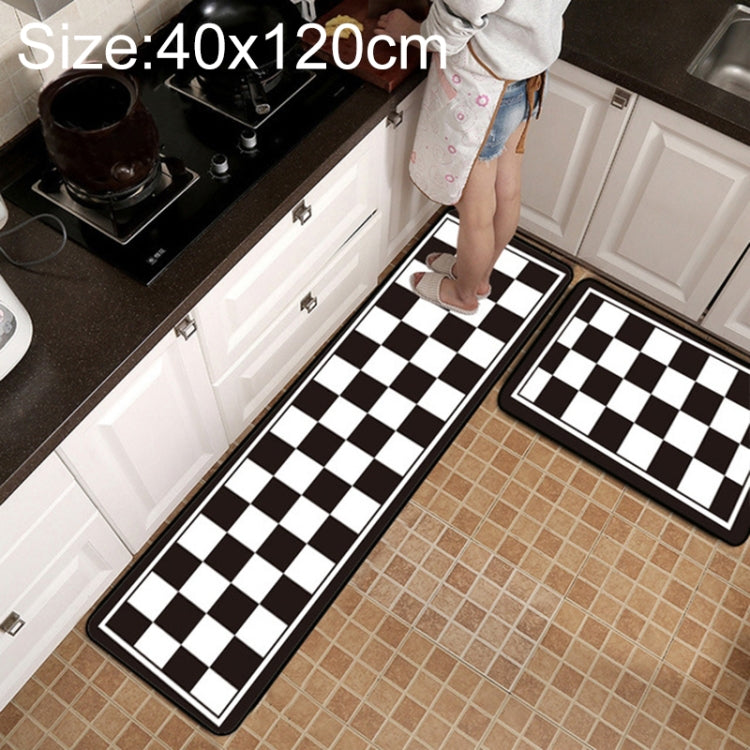 Tapis de cuisine et de salle de bain antidérapant à motifs géométriques, 40x60cm, 40x120cm, 50x80cm, 50x160cm, 40x60cm + 40x120cm, 50x80cm + 50x160cm