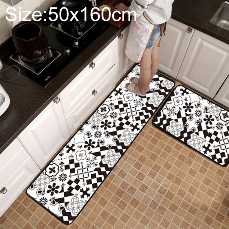 Tapis de cuisine et de salle de bain antidérapant à motifs géométriques, 40x60cm, 40x120cm, 50x80cm, 50x160cm, 40x60cm + 40x120cm, 50x80cm + 50x160cm