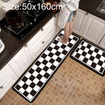 Tapis de cuisine et de salle de bain antidérapant à motifs géométriques, 40x60cm, 40x120cm, 50x80cm, 50x160cm, 40x60cm + 40x120cm, 50x80cm + 50x160cm