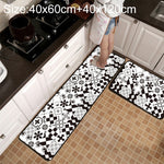 Tapis de cuisine et de salle de bain antidérapant à motifs géométriques, 40x60cm, 40x120cm, 50x80cm, 50x160cm, 40x60cm + 40x120cm, 50x80cm + 50x160cm