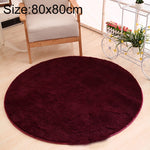Tapis Rond KSolid, Tapis Doux en Polaire Antidérapant pour Chambre d'Enfant, Diamètre : 80 cm, Diamètre : 100 cm, Diamètre : 120 cm