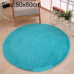 Tapis Rond KSolid, Tapis Doux en Polaire Antidérapant pour Chambre d'Enfant, Diamètre : 80 cm, Diamètre : 100 cm, Diamètre : 120 cm