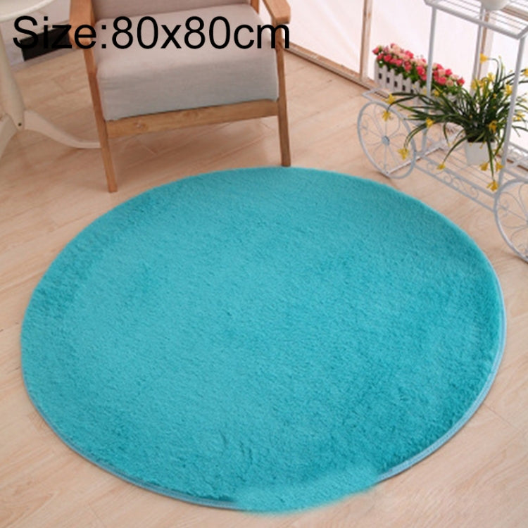 Tapis Rond KSolid, Tapis Doux en Polaire Antidérapant pour Chambre d'Enfant, Diamètre : 80 cm, Diamètre : 100 cm, Diamètre : 120 cm