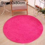 Tapis Rond KSolid, Tapis Doux en Polaire Antidérapant pour Chambre d'Enfant, Diamètre : 80 cm, Diamètre : 100 cm, Diamètre : 120 cm