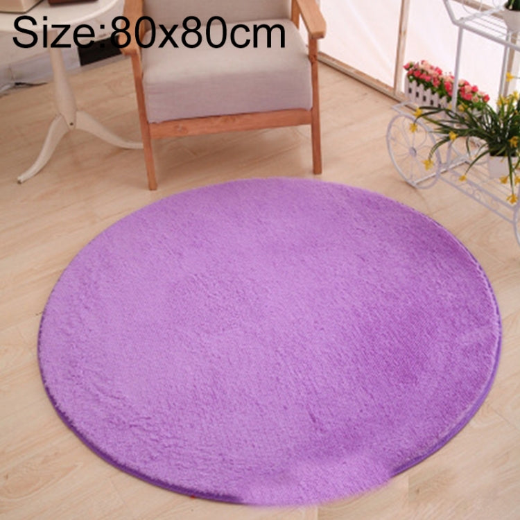 Tapis Rond KSolid, Tapis Doux en Polaire Antidérapant pour Chambre d'Enfant, Diamètre : 80 cm, Diamètre : 100 cm, Diamètre : 120 cm