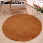 Tapis Rond KSolid, Tapis Doux en Polaire Antidérapant pour Chambre d'Enfant, Diamètre : 80 cm, Diamètre : 100 cm, Diamètre : 120 cm