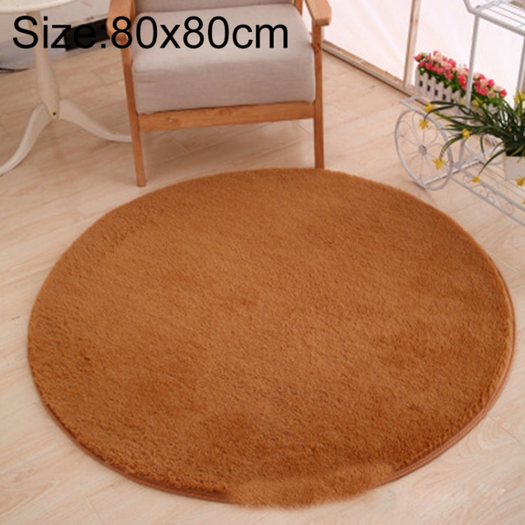 Tapis Rond KSolid, Tapis Doux en Polaire Antidérapant pour Chambre d'Enfant, Diamètre : 80 cm, Diamètre : 100 cm, Diamètre : 120 cm