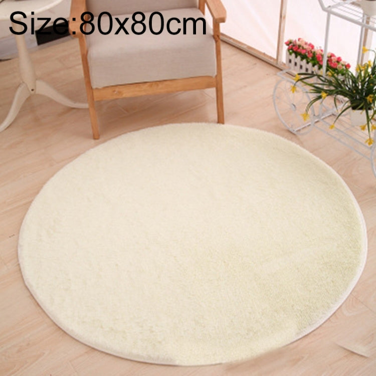 Tapis Rond KSolid, Tapis Doux en Polaire Antidérapant pour Chambre d'Enfant, Diamètre : 80 cm, Diamètre : 100 cm, Diamètre : 120 cm