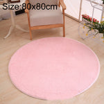 Tapis Rond KSolid, Tapis Doux en Polaire Antidérapant pour Chambre d'Enfant, Diamètre : 80 cm, Diamètre : 100 cm, Diamètre : 120 cm
