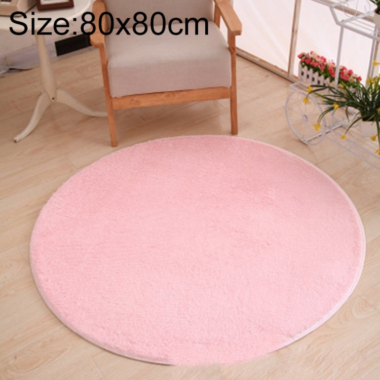Tapis Rond KSolid, Tapis Doux en Polaire Antidérapant pour Chambre d'Enfant, Diamètre : 80 cm, Diamètre : 100 cm, Diamètre : 120 cm