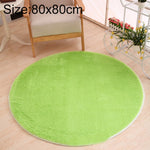Tapis Rond KSolid, Tapis Doux en Polaire Antidérapant pour Chambre d'Enfant, Diamètre : 80 cm, Diamètre : 100 cm, Diamètre : 120 cm